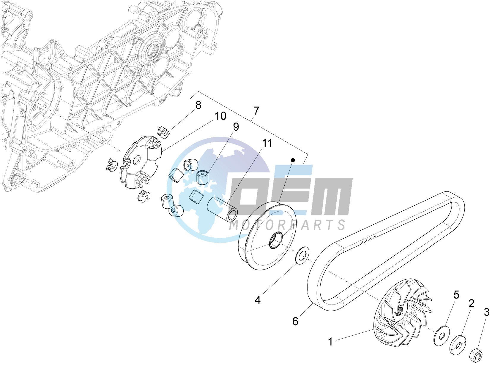 Driving pulley