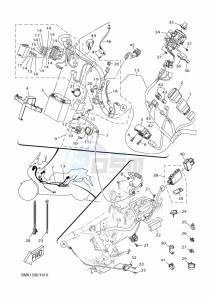 GPD155-A NMAX 150 (BBD1) drawing STAND & FOOTREST