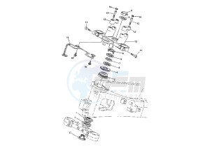 TDM 900 drawing STEERING