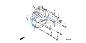 CBF600N9 France - (F / CMF) drawing GENERATOR COVER