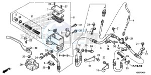 TRX250TMG TRX420 Europe Direct - (ED) drawing FRONT BRAKE MASTER CYLINDER