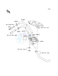 KVF750 4x4 KVF750A6F EU GB drawing Fuel Pump