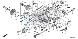 TRX680FAH Europe Direct - (ED) drawing FRONT CRANKCASE COVER