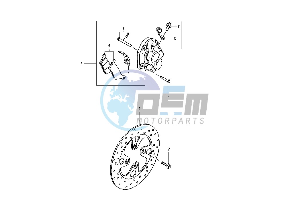 FRONT BRAKE CALIPER