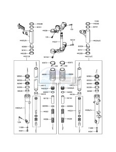 W800 EJ800AGS GB XX (EU ME A(FRICA) drawing Front Fork