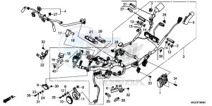 CBR500RAD CBR500R ABS UK - (E) drawing WIRE HARNESS