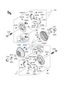 MULE_600 KAF400B9F EU drawing Front Hub