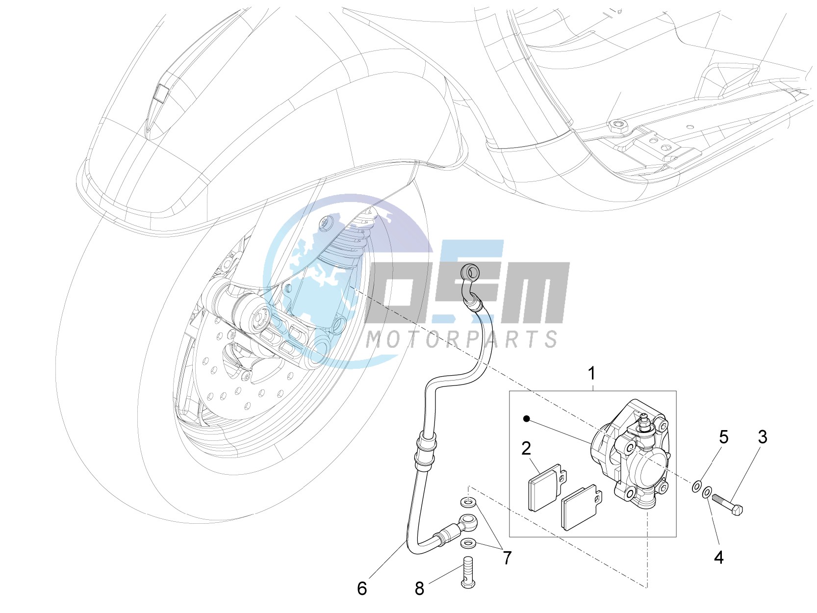 Brakes pipes - Calipers