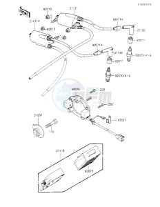 KZ 700 A (A1) drawing IGNITION