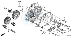 SH125DE SH125D UK - (E) drawing TRANSMISSION