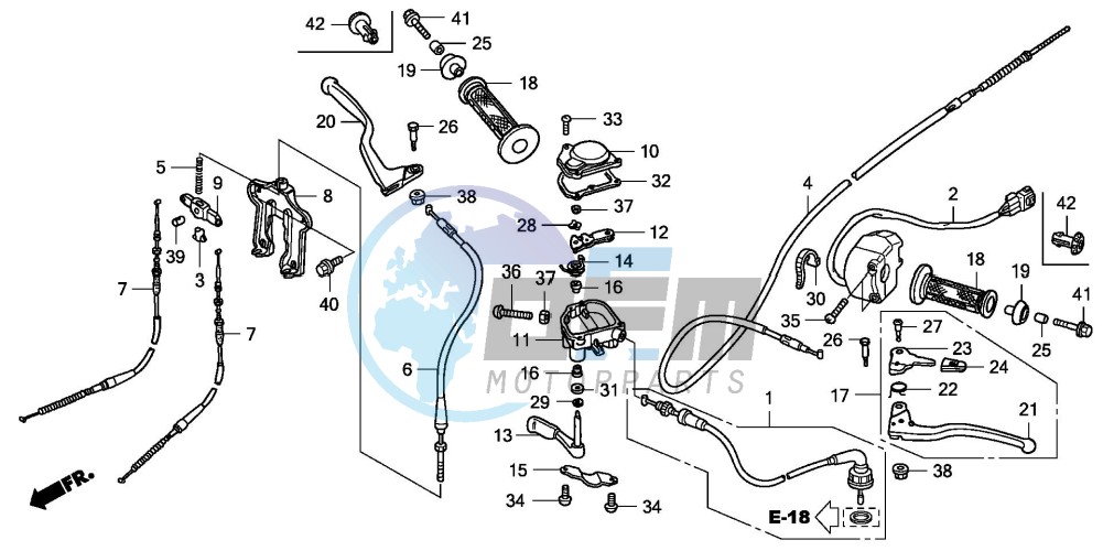 HANDLE LEVER/SWITCH/CABLE