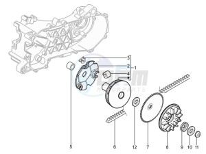 Typhoon 50 2T E2 (EMEA) drawing Driving pulley