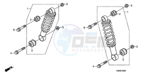 TRX250TEA Australia - (U / EC) drawing FRONT CUSHION