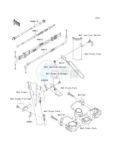 KL 650 E [KLR650] (E8F-E9F) E8F drawing CABLES