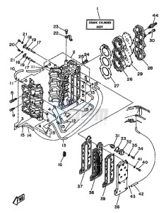 70B drawing CYLINDER--CRANKCASE