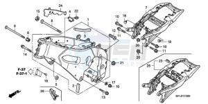 CBR1000RR9 Australia - (U / MME) drawing FRAME BODY