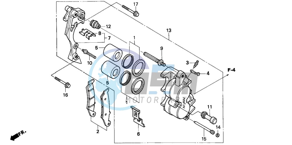 FRONT BRAKE CALIPER