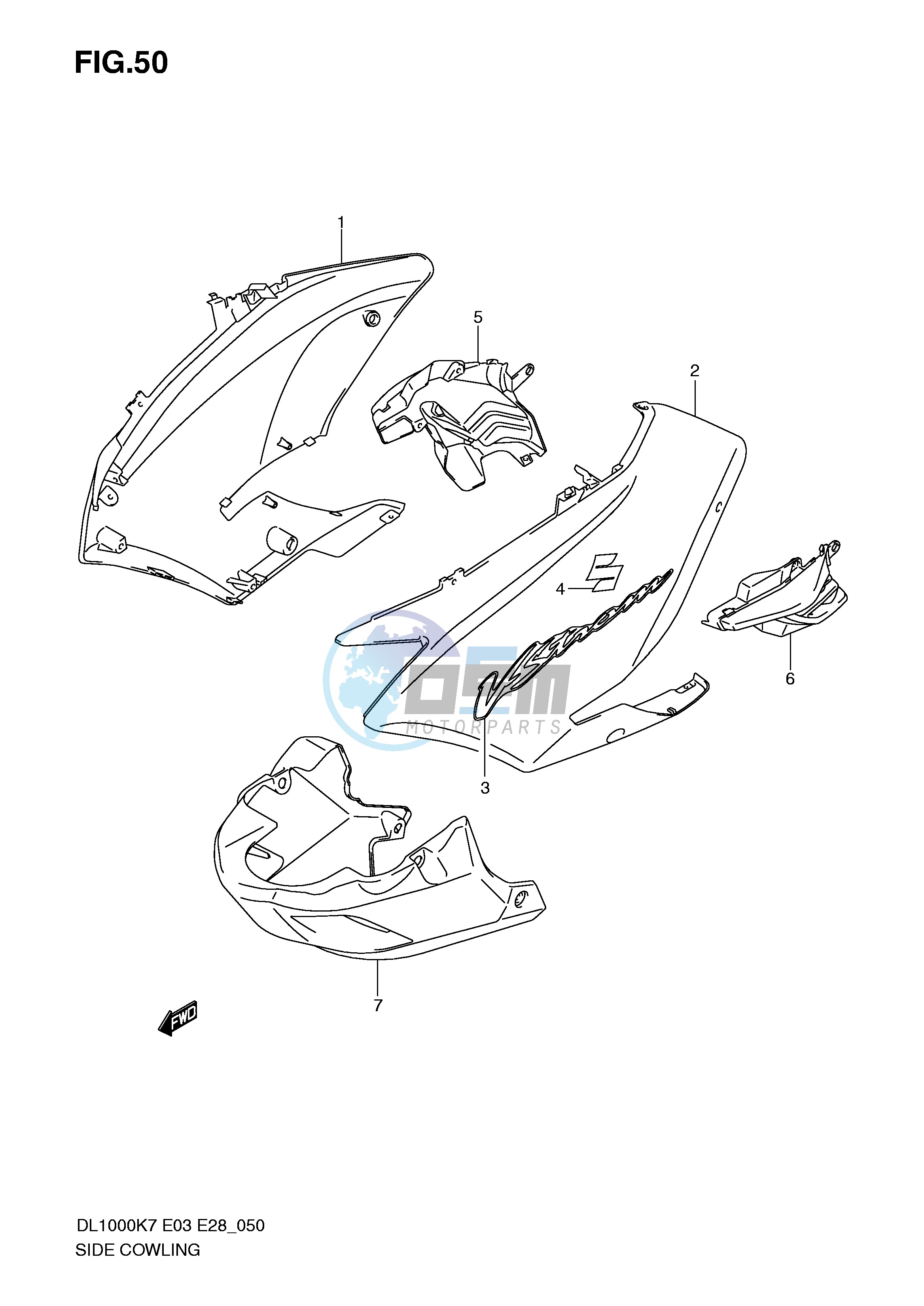 SIDE COWLING (MODEL K7 K8)