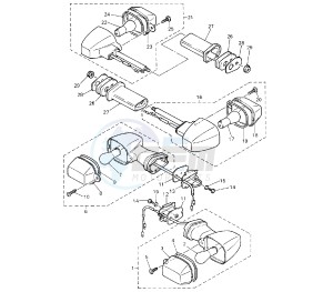 YZF SP 750 drawing FLASHER LIGHT