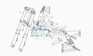 California 1100 Stone EV/EV Touring/80 drawing F.fork-r.shock absorber