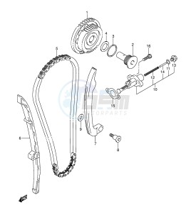 LT-A700X (E28-E33) drawing CAM CHAIN