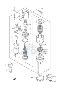 DF 140 drawing Starting Motor