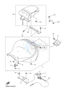 XVS1300A MIDNIGHT STAR (1CS5) drawing SEAT