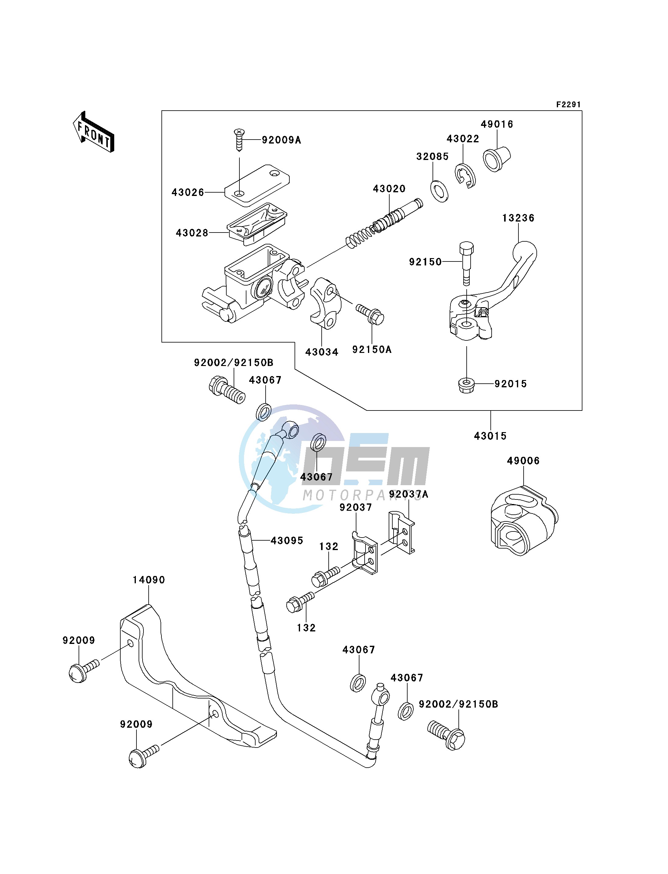 FRONT MASTER CYLINDER