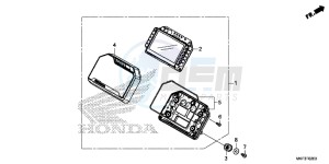 CBR1000S1 2ED - (2ED) drawing METER