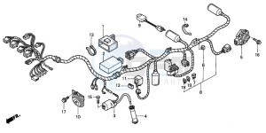 CBF250 drawing WIRE HARNESS