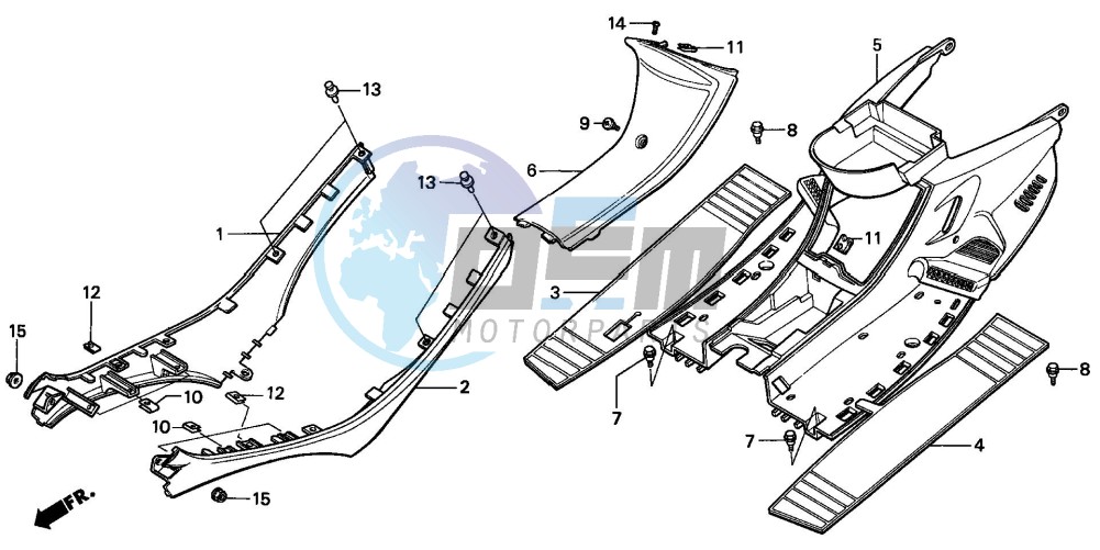 SIDE SKIRT/CENTER COVER