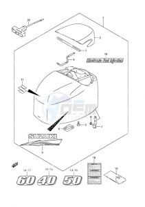 DF 40A drawing Engine Cover