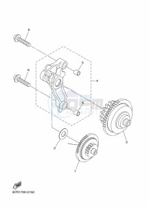 WR450F (B7R9) drawing STARTER CLUTCH