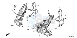 SH125AD SH125i UK - (E) drawing FRONT WINKER