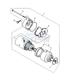 XV VIRAGO 11000 drawing STARTING MOTOR