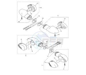 XJ6-FA DIVERSION ABS 600 drawing FLASHER LIGHT