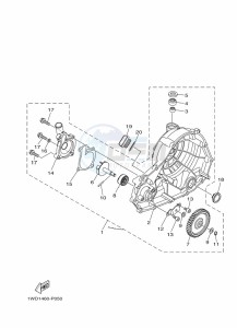 YZF320-A YZF-R3 (B7PH) drawing WATER PUMP