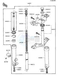 KD 80 N [KD80] (N1-N3) [KD80] drawing FRONT FORK