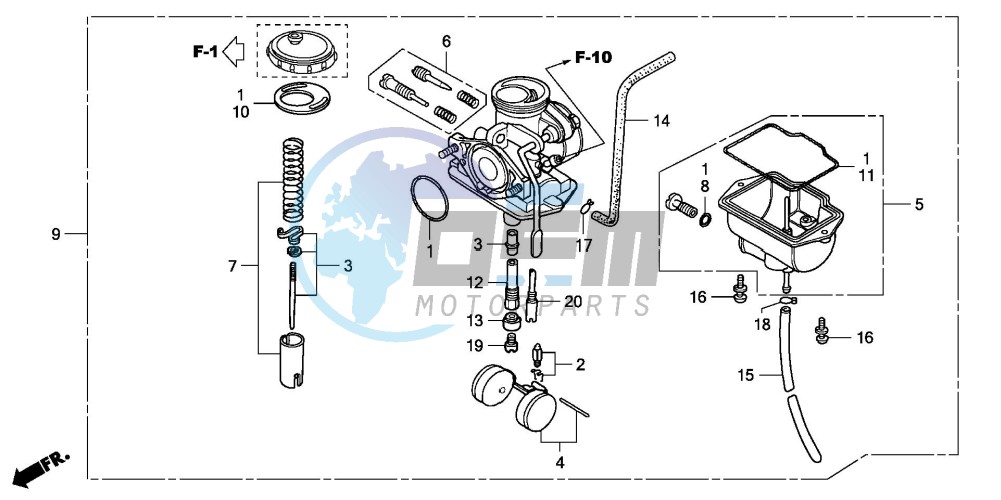 CARBURETOR (CRF80F)