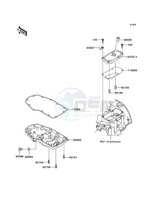 W800 EJ800AEF GB XX (EU ME A(FRICA) drawing Breather Cover/Oil Pan