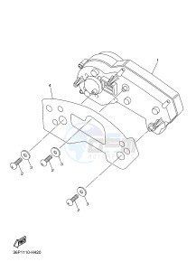 XJ6S 600 DIVERSION (S-TYPE) (36CB) drawing METER