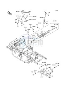 KAF 620 J [MULE 3010 TRANS4X4] (J6J-J8F) J7F drawing FRAME