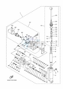 F20BEPS drawing POWER-TILT-ASSEMBLY