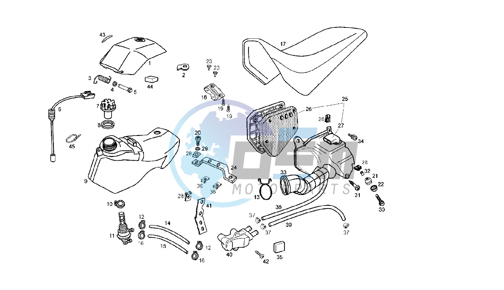 FUEL TANK - SEAT