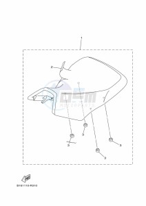 YFM450FWBD KODIAK 450 (B5R2) drawing SEAT