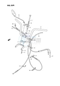 PV50 (E15) drawing HANDLEBAR (E16)