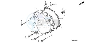 GL18009 Australia - (U / AB NAV) drawing CLUTCH COVER