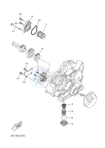 MT125 MT-125 (5D7C 5D7C 5D7C 5D7C) drawing OIL PUMP