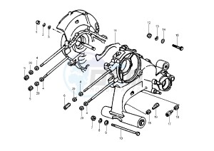 PX 125-150-200 drawing Crankcase Fastners