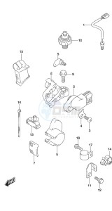 DF 50A drawing Sensor High Thrust